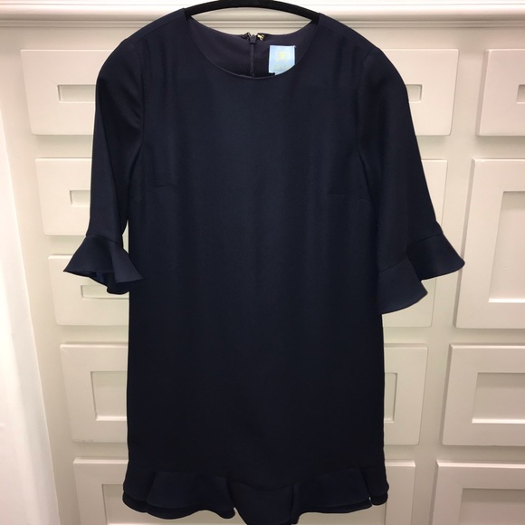 CeCe by Cynthia Steffe Kate Ruffle Hem Shift Dress - Picture 3 of 6